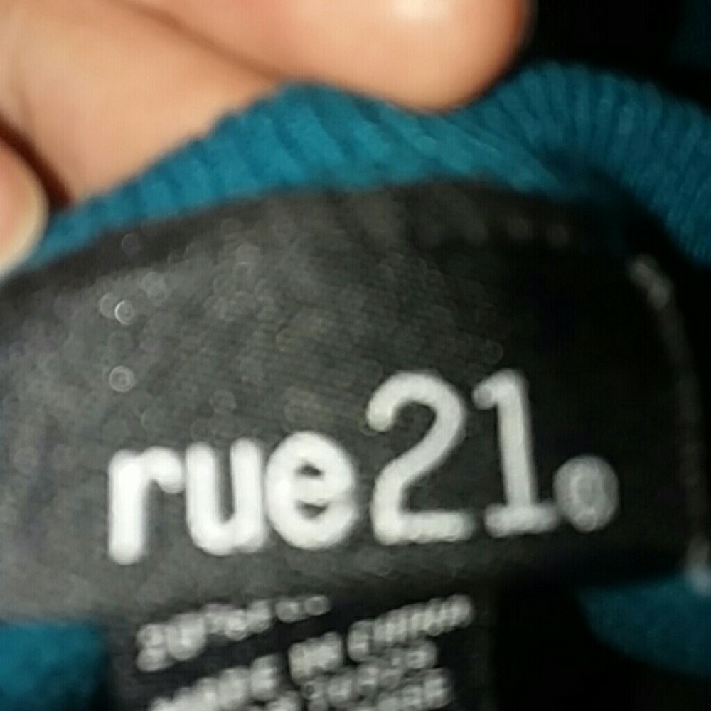 Teal Rue21 Sweater - Picture 6 of 8